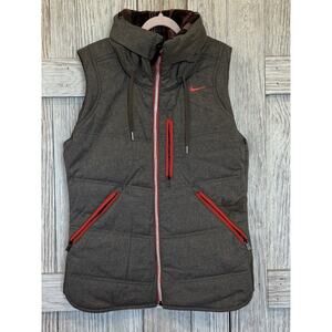 Nike Golf Vest Womens Size Small Reversible Hooded